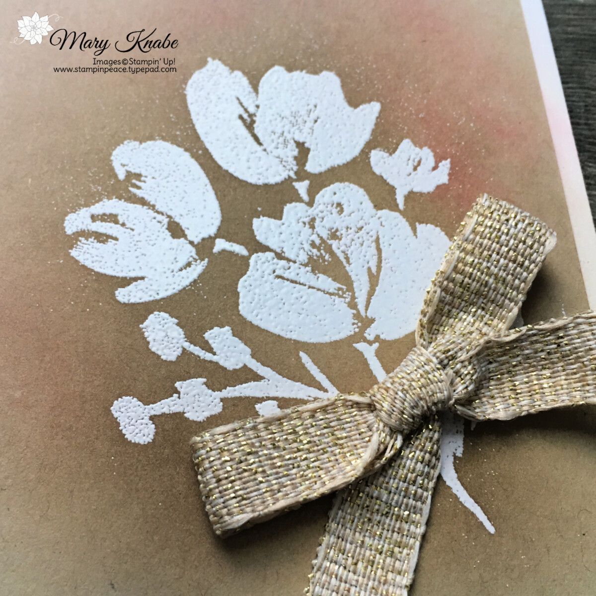 Emboss Resist Technique with Snowflake Wishes